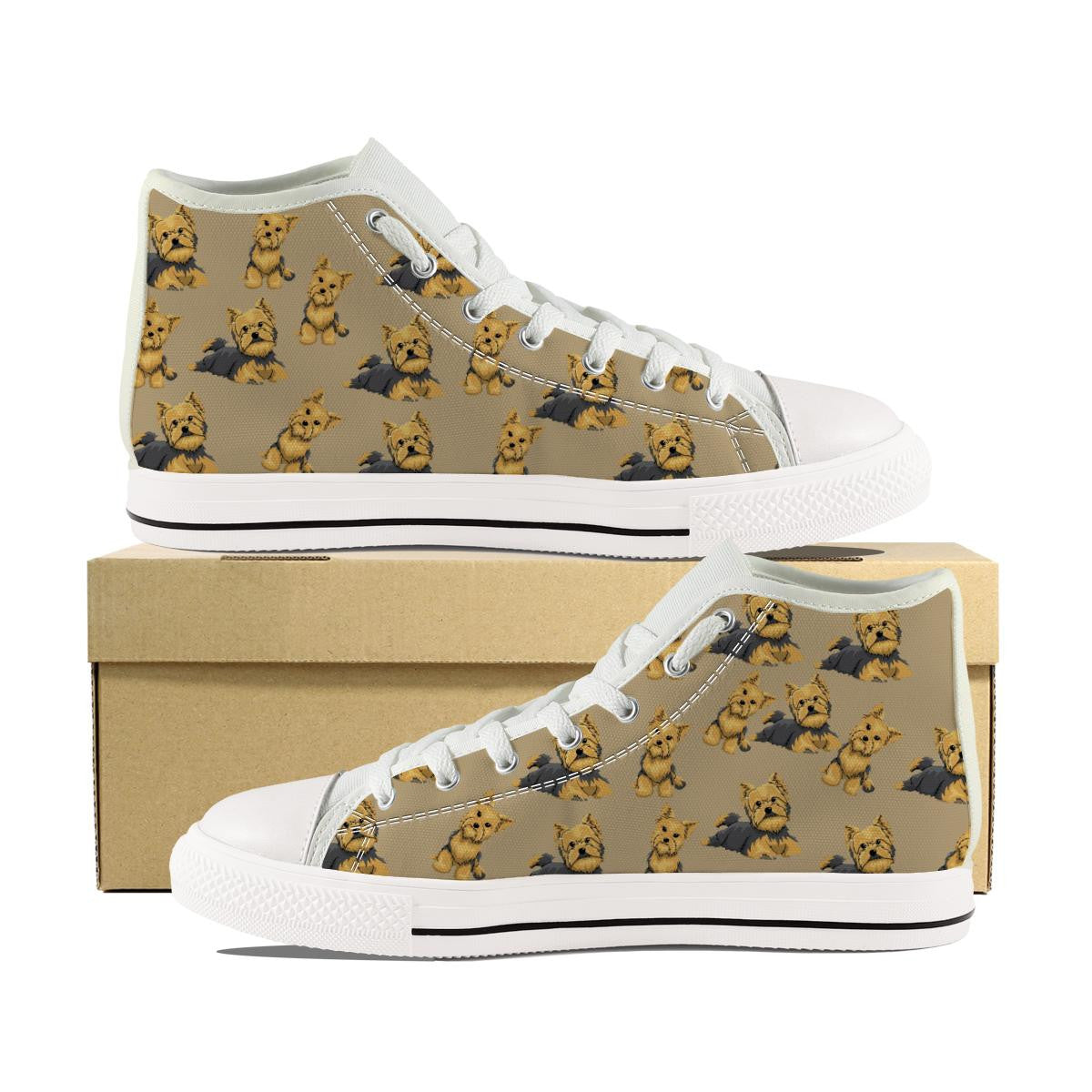 Cartoon Yorkie 2 Shoes