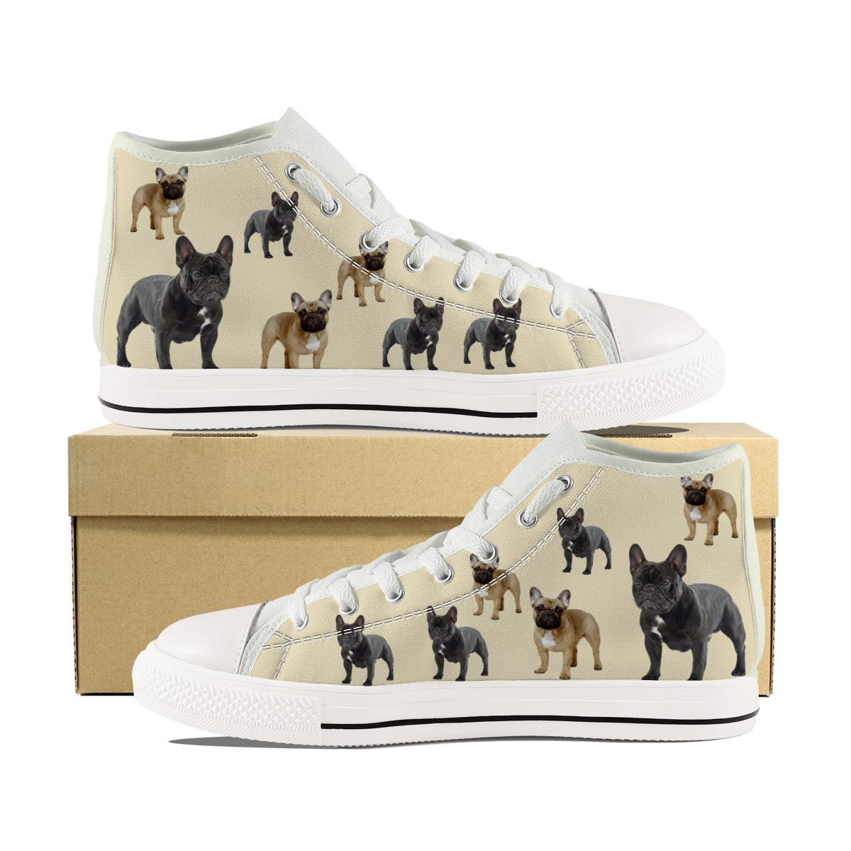 FRENCH BULLDOG CANVAS SHOES