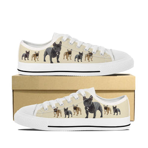 FRENCH BULLDOG CANVAS SHOES