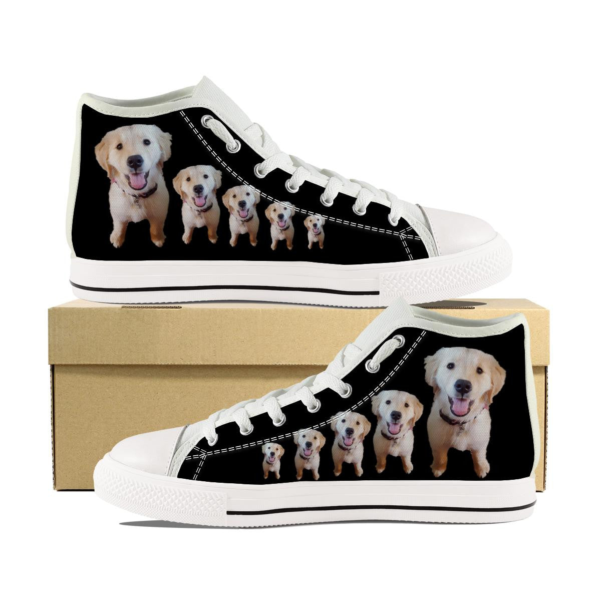 GOLDEN RETRIEVER CANVAS SHOES