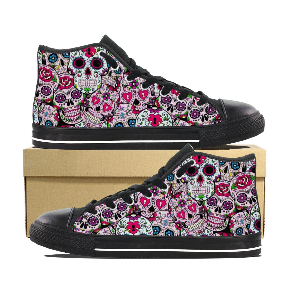 SUGAR SKULL CANVAS SHOES