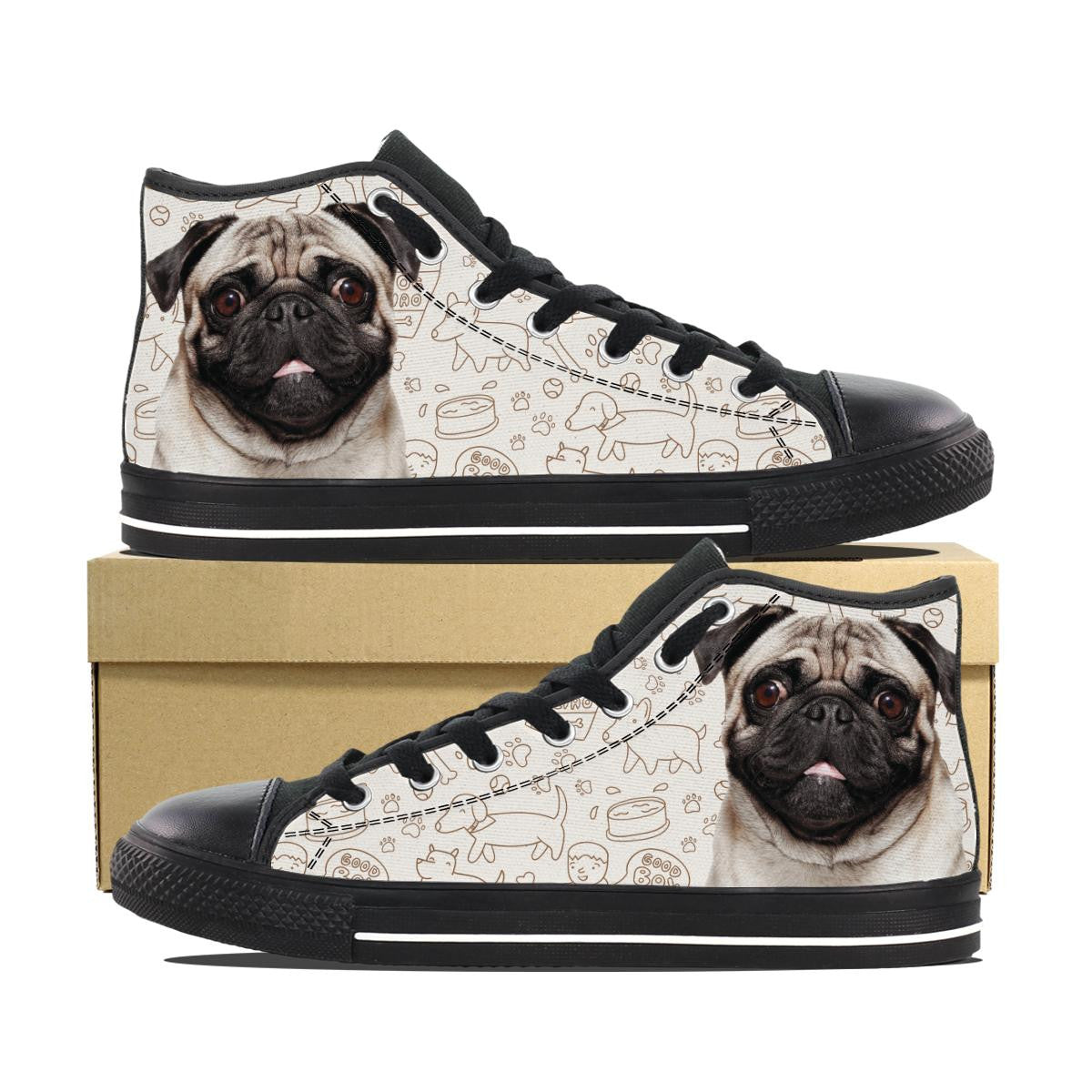 PUG CANVAS SHOES