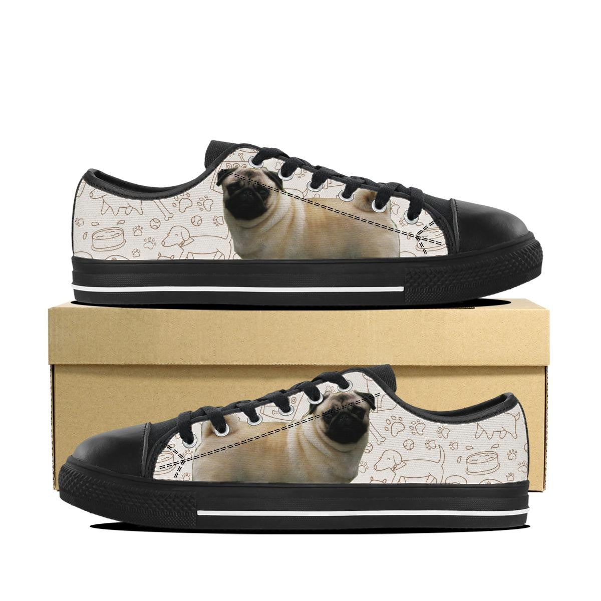 PUG CANVAS SHOES