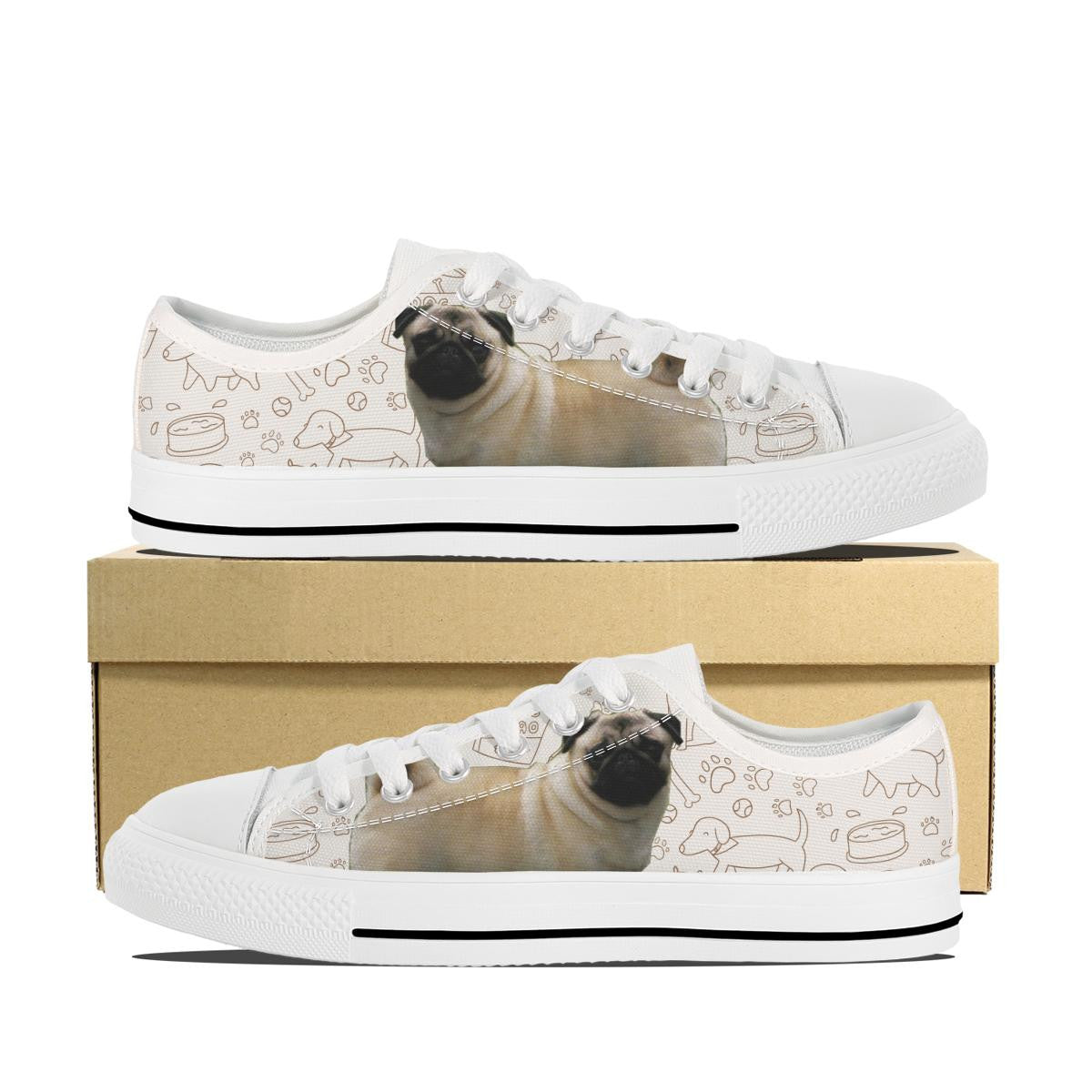 PUG CANVAS SHOES