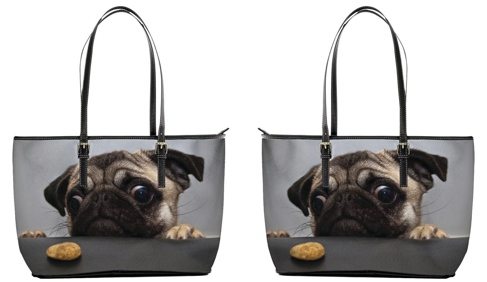 Pug & Cookie Tote Bag