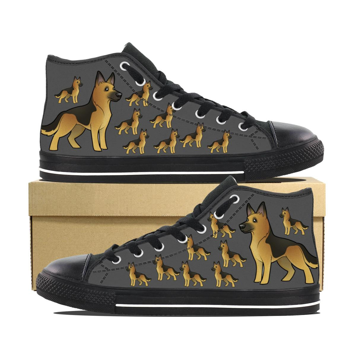 GERMAN SHEPHERD CANVAS SHOES