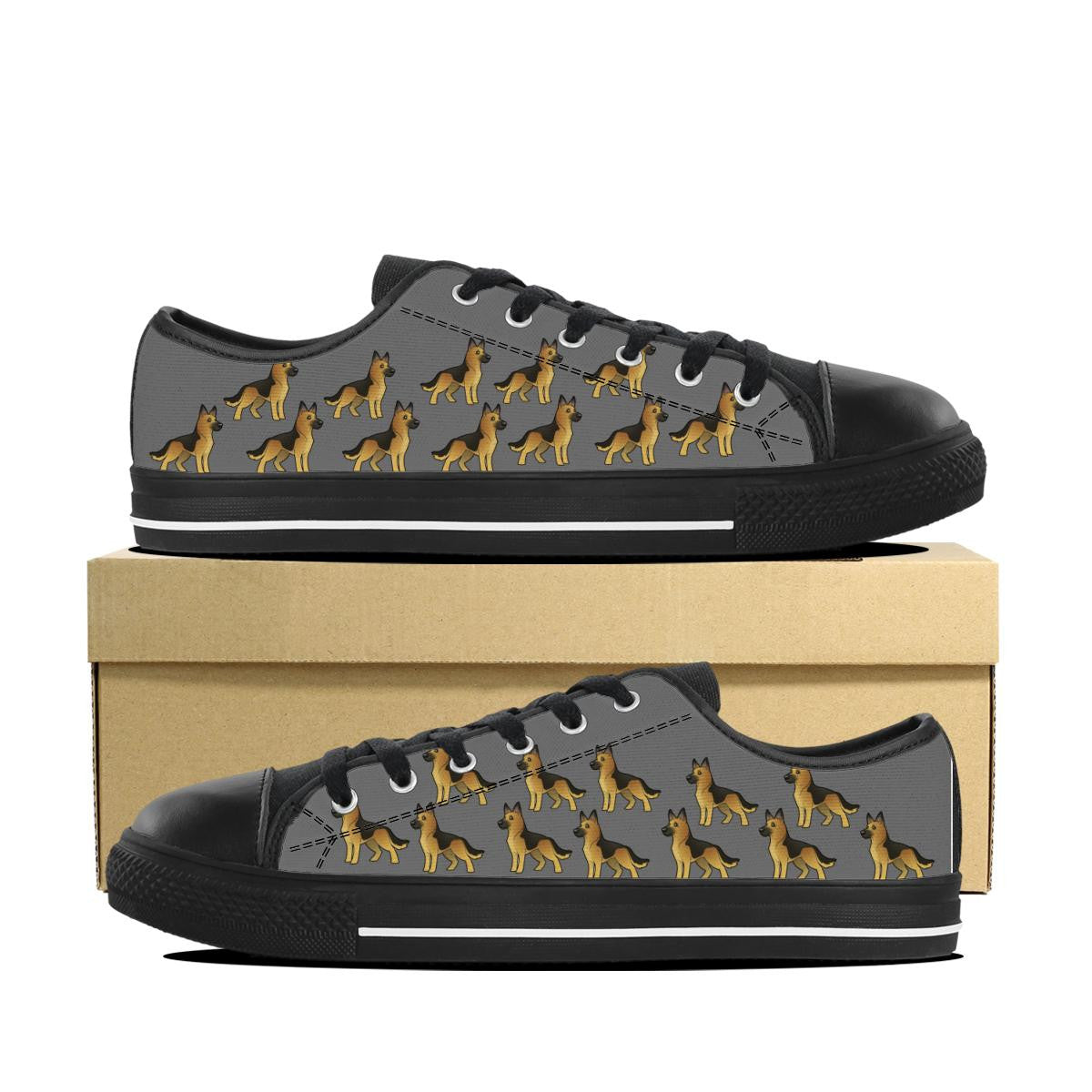 GERMAN SHEPHERD CANVAS SHOES