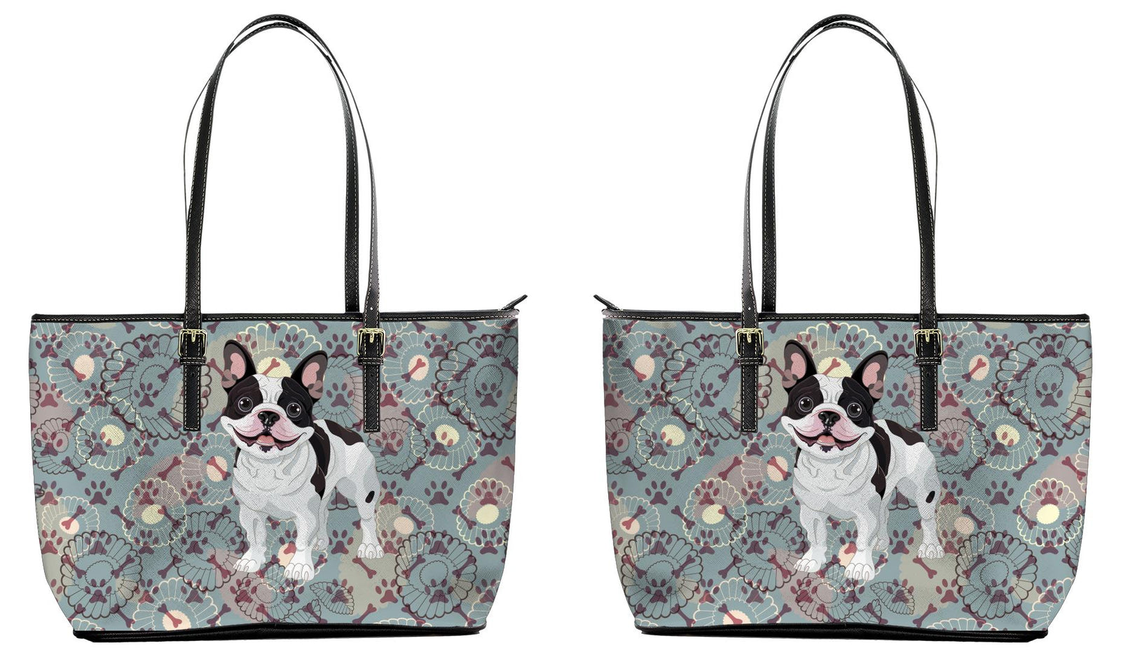 French Bulldog Tote Bag - Cartoon