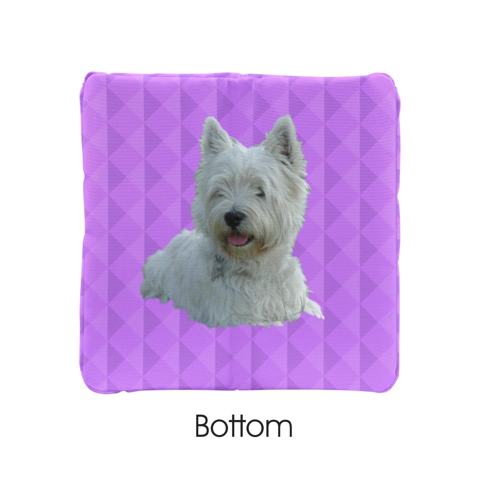 Westie Storage Basket - Purple