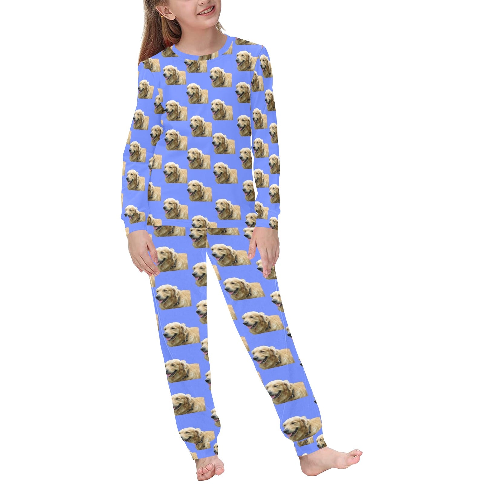 2 Piece Golden Retriever Children's Pajama Set