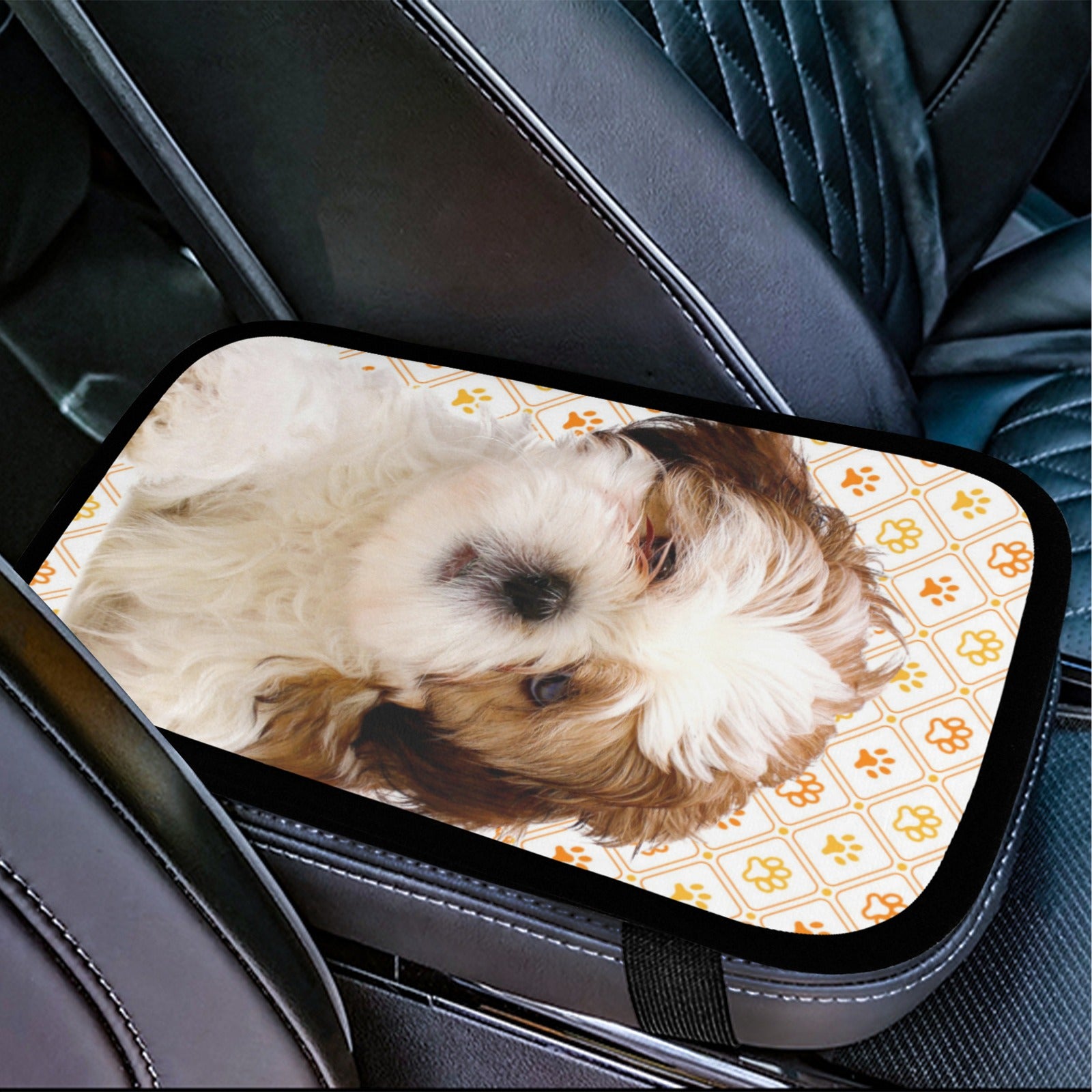 Shih Tzu Car Console Cover