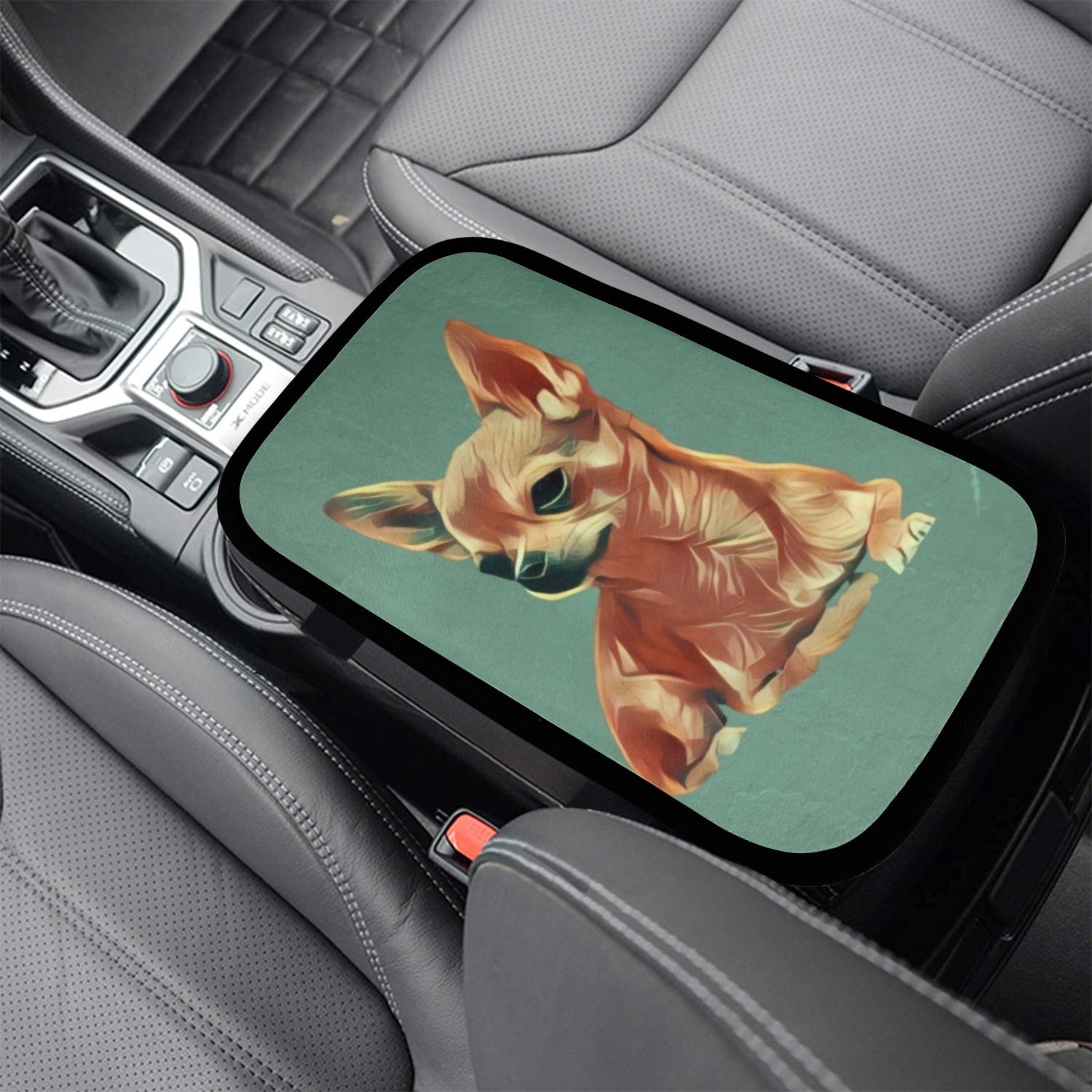 Chihuahua Car Console Cover