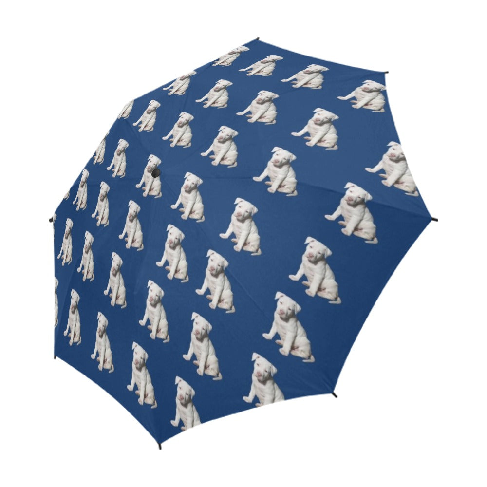 Staffie Puppy Umbrella - White