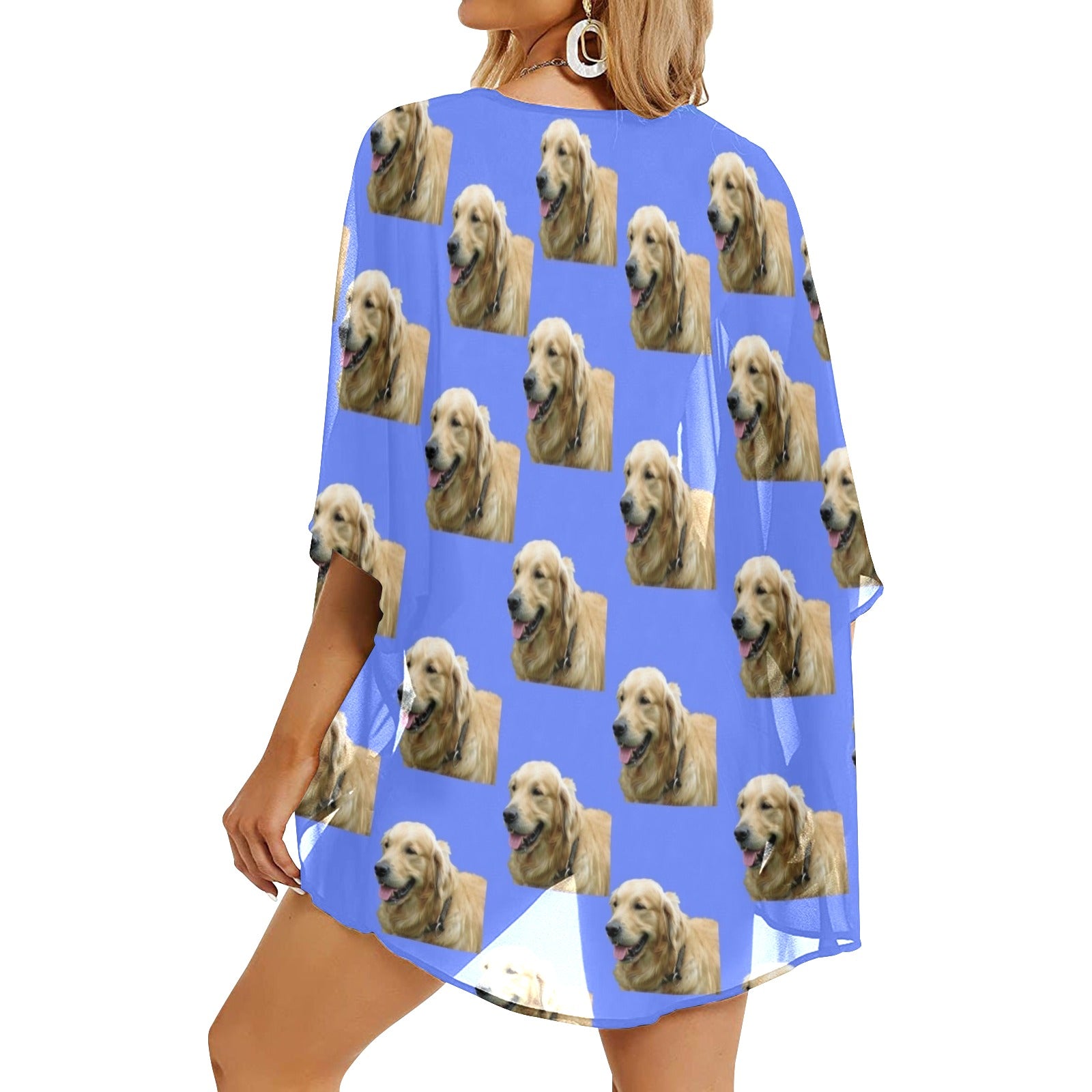 Golden Retriever Chiffon Cover UP