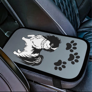Japanese Chin Car Console Cover