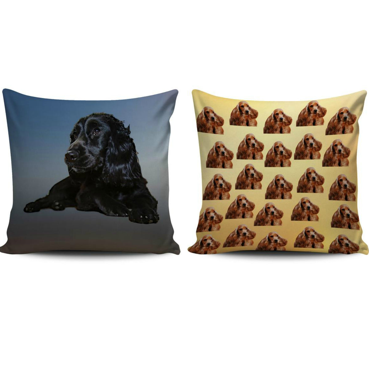 Cocker Spaniel Pillow Cover