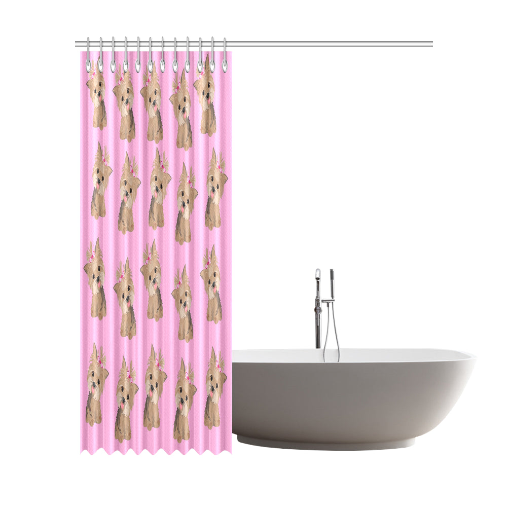 Yorkie Shower Curtain