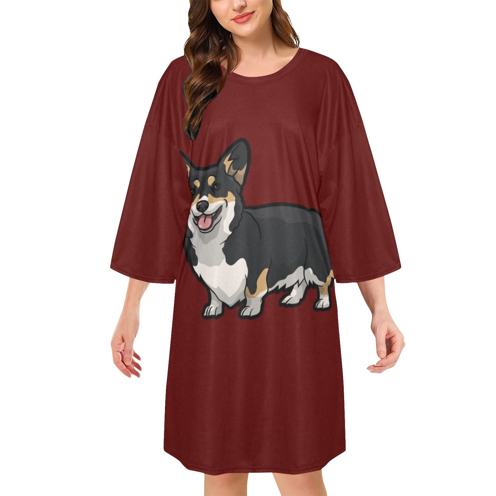 Corgi Oversized Sleep Shirt