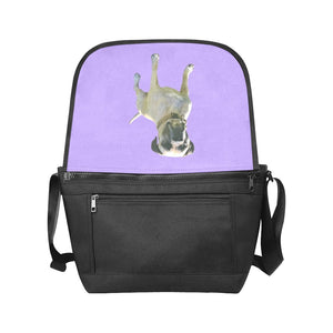 Nikki's Perro de Presa Messenger Bag - Purple