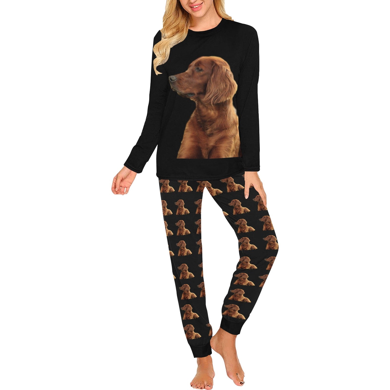 2 Piece Irish Setter Long Tee Pajama Set