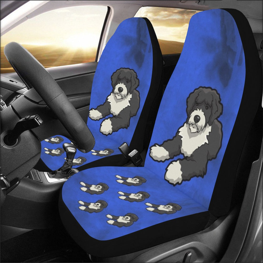 Portuguese Water Dog Car Seat Covers (Set of 2)