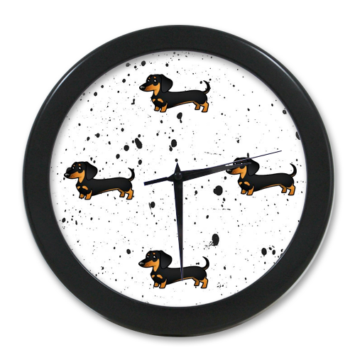 Dachshund Clock