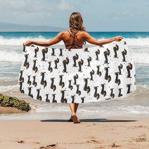 Dachshund Beach Towel