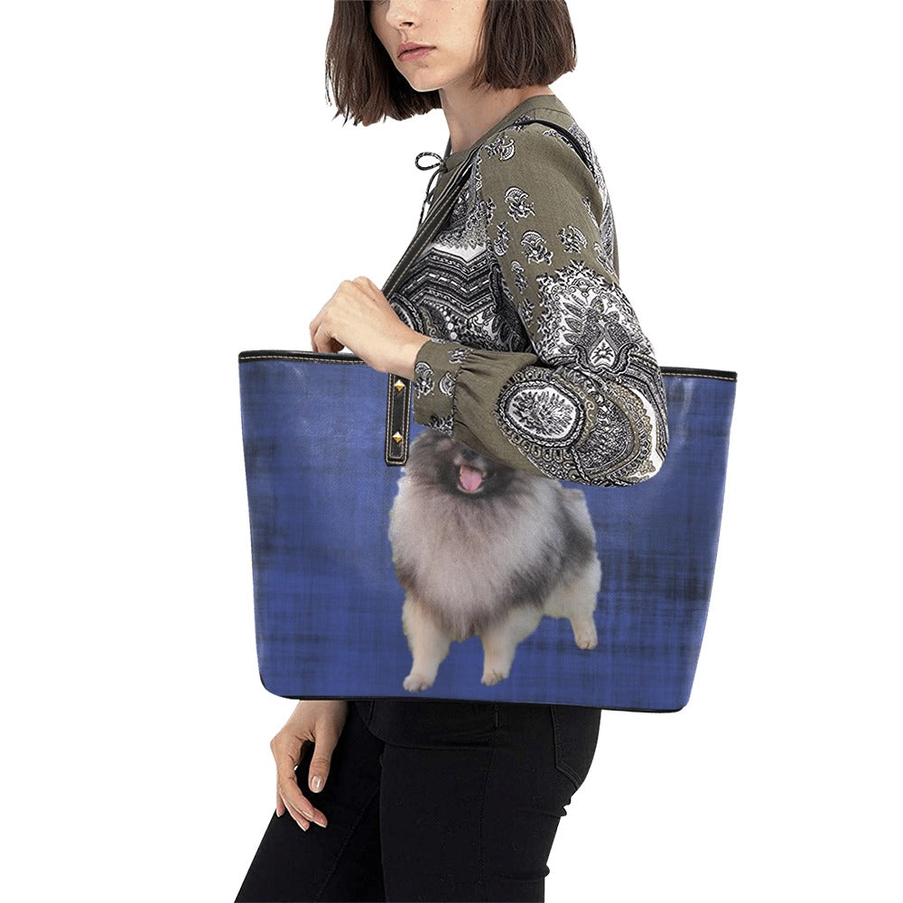 Keeshond Tote Bag