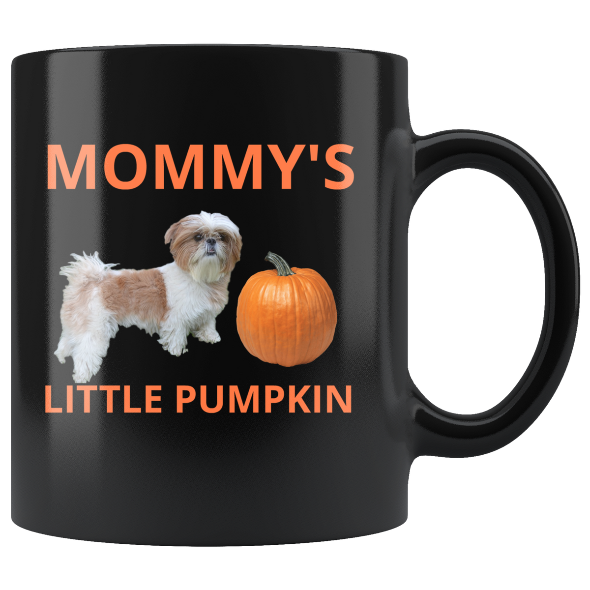 Mommy&#39;s Little Pumpkin Mug - Shih Tzu