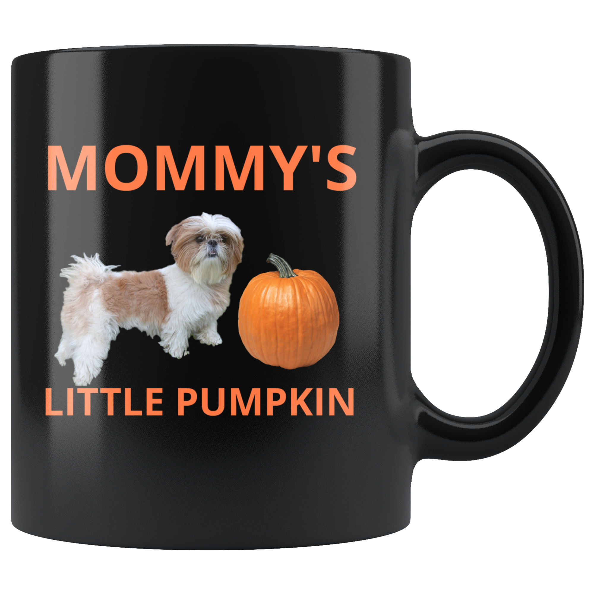 Mommy's Little Pumpkin Mug - Shih Tzu