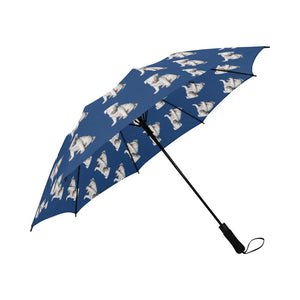 Staffie Puppy Umbrella - White