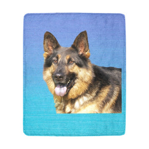 German Shepherd Micro Fleece Blanket