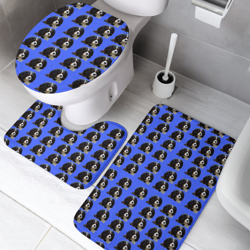 Cavalier King Charles Bathroom Set - Tri