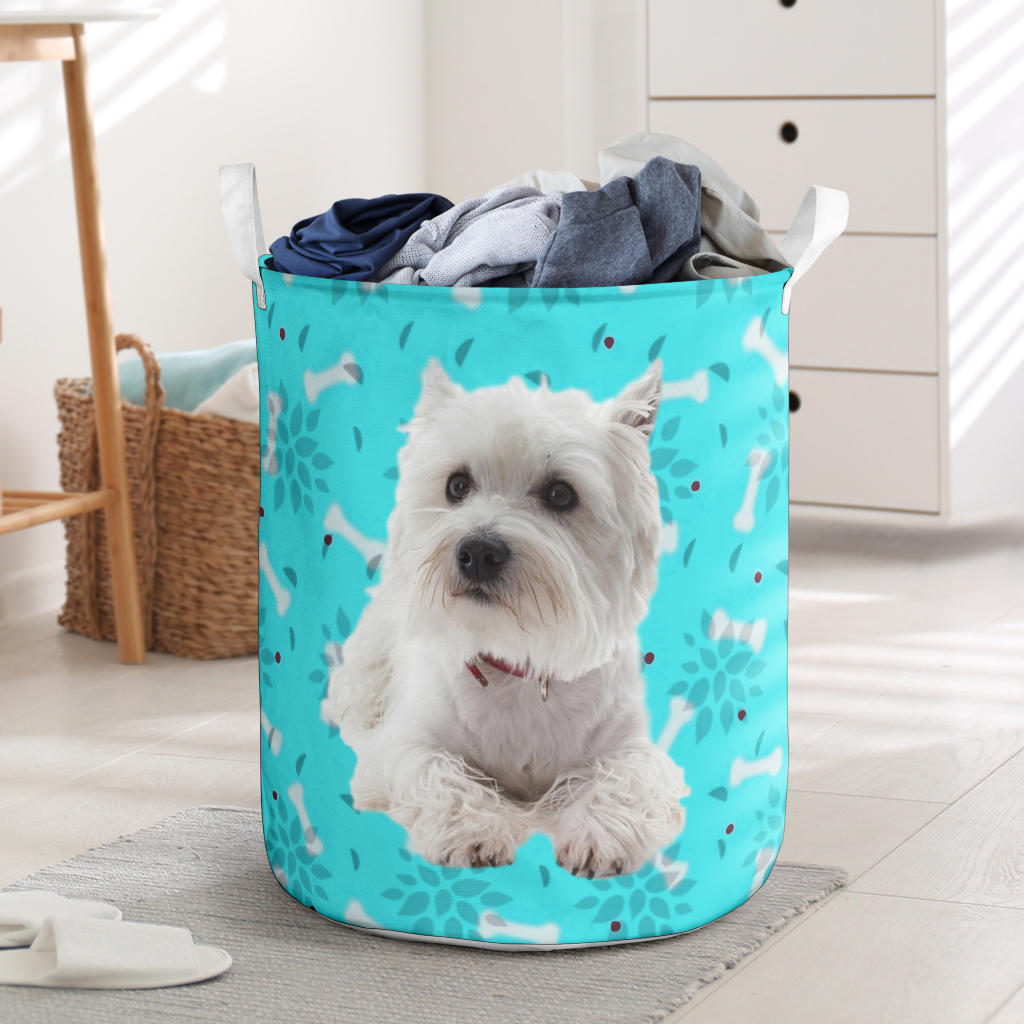 Westie Laundry Basket