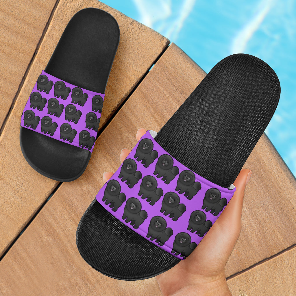 Chow Chow Slides - Purple