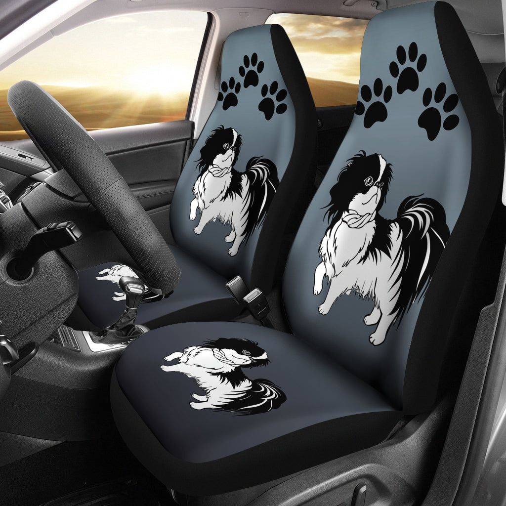Japanese Chin Car Seat Cover (Set of 2)