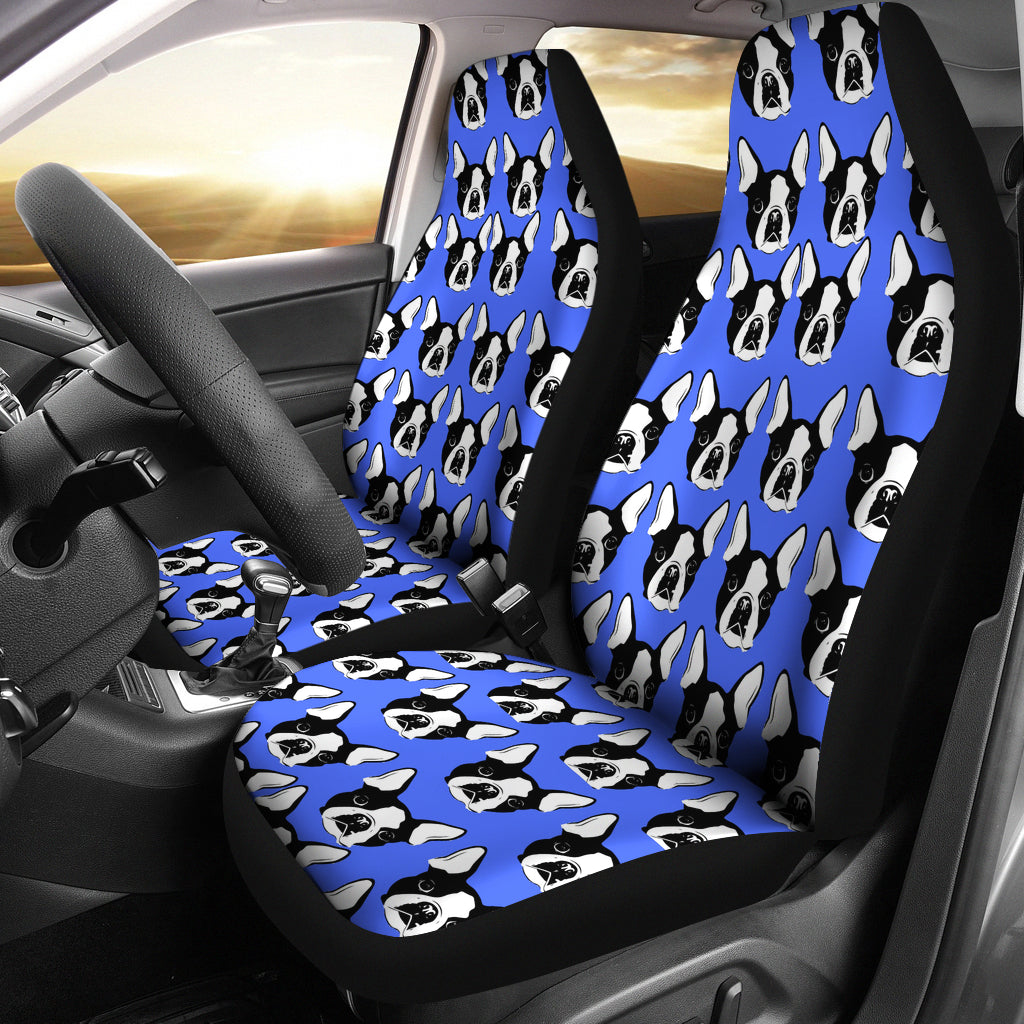 Boston Terrier Car Seat Covers (Set of 2) - Multi