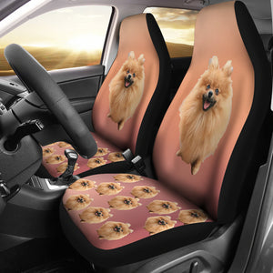 Pomeranian Car Seat Cover
