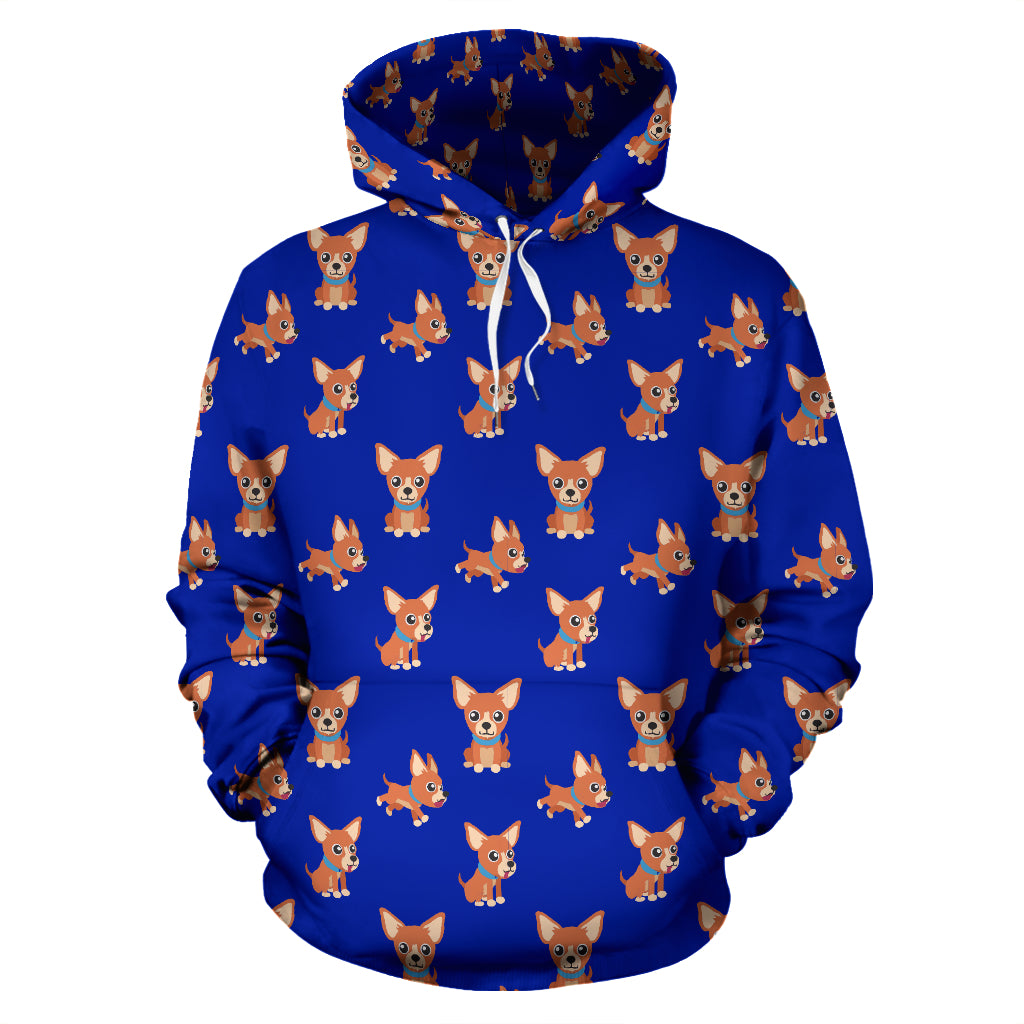 Chihuahua Hoodie - Blue