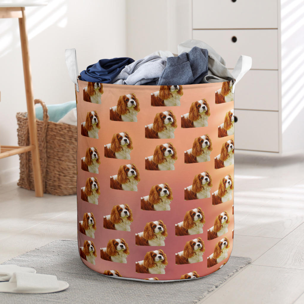 Cavalier King Charles Spaniel Laundry Basket