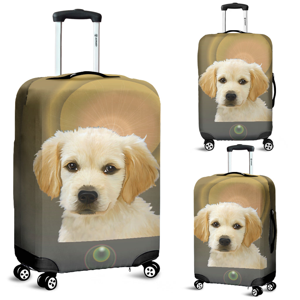 Golden Retriever Luggage Cover