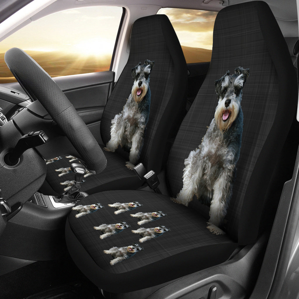 Schnauzer Car Seat Cover (Set of 2)