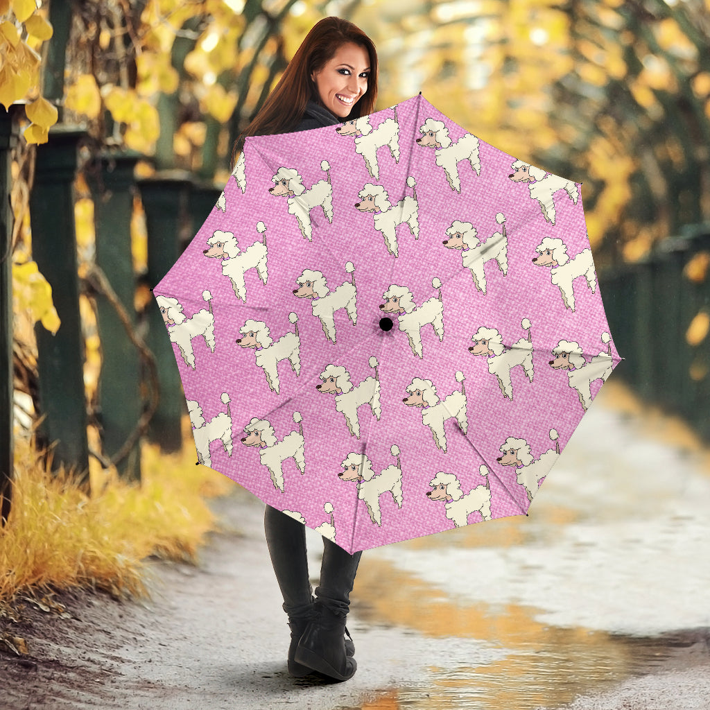 Poodle Umbrella - Cartoon Auto Open