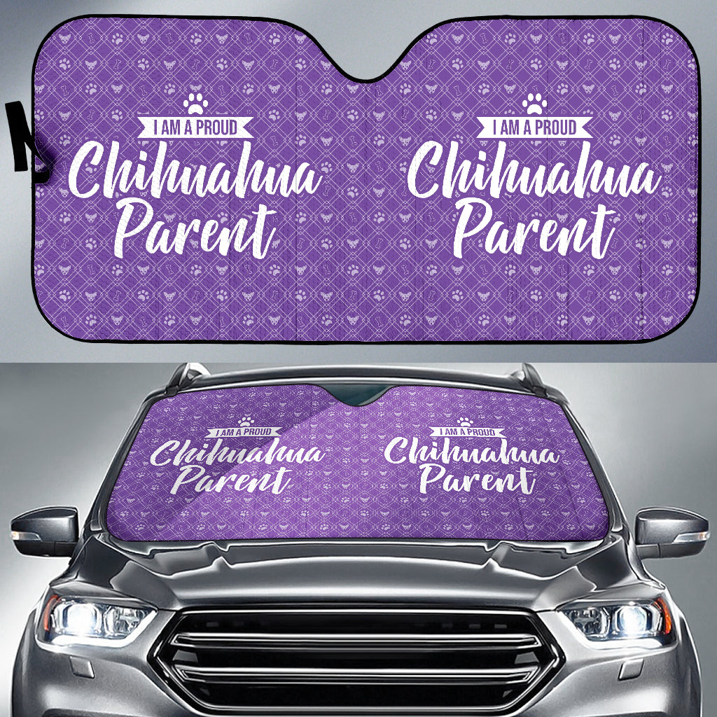 Proud Chihuahua Parent Car Sun Shade