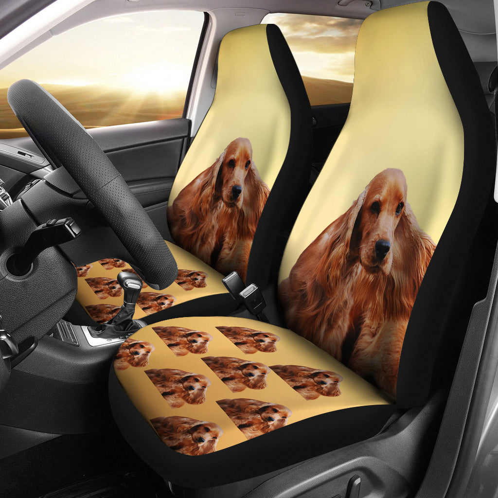 Cocker Spaniel Car Seat Cover (Set of 2)