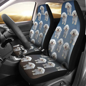 Bichon Frise Car Seat Cover (Set of 2)