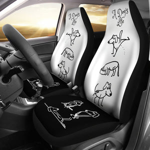 A Dog's Life Car Seat Covers (Set of 2)