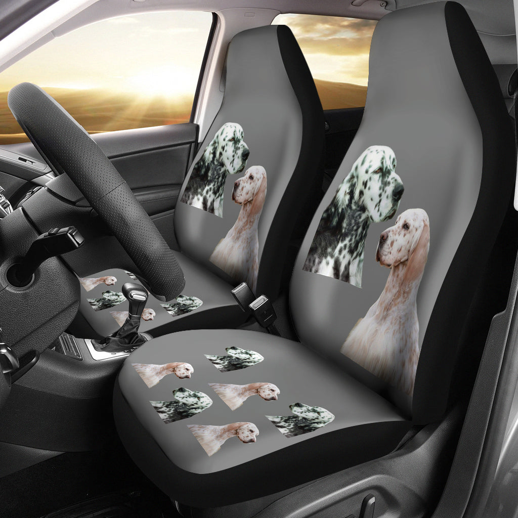 English Setter Car Seat Covers - Set of 2