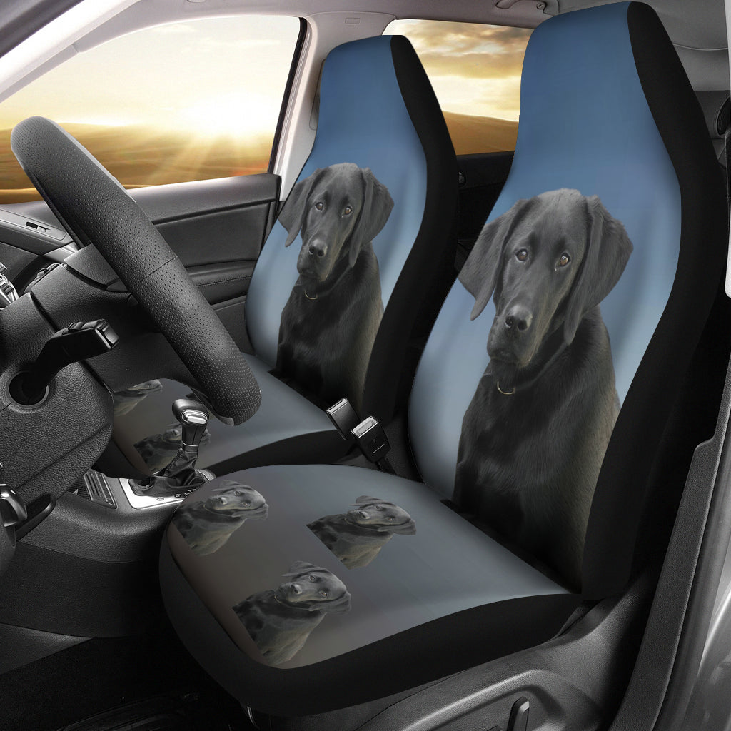 Black Labrador Car Seat Covers