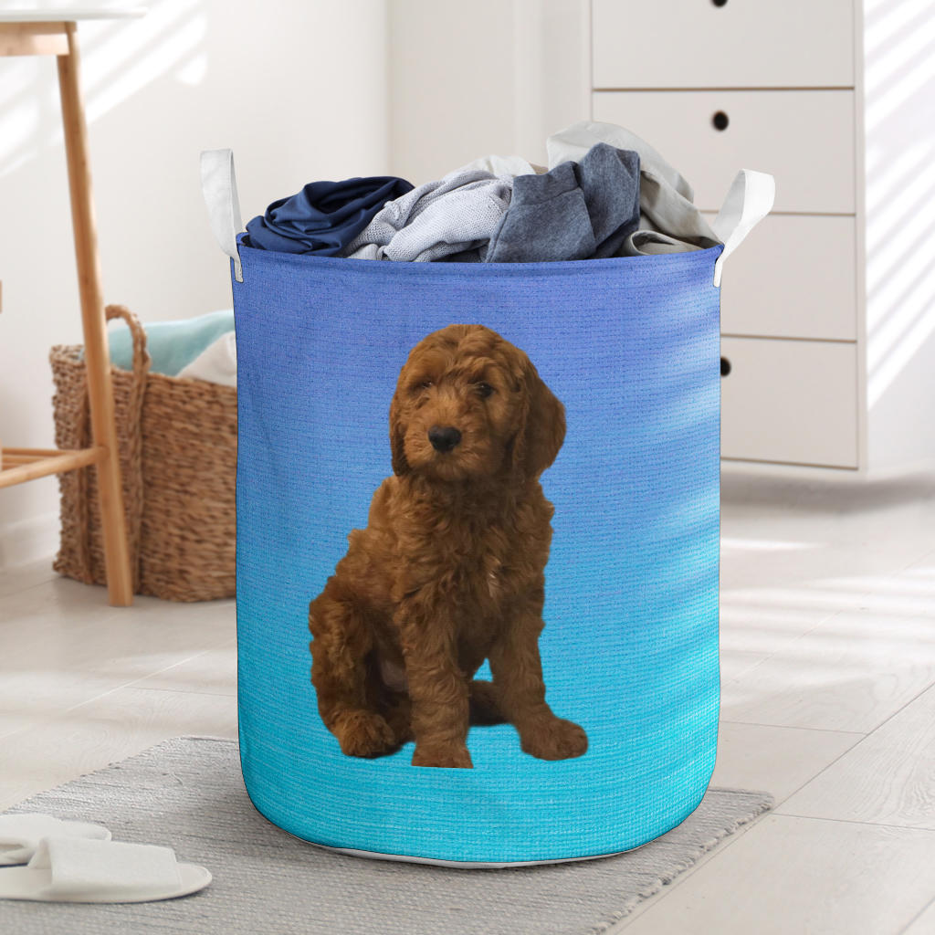 Goldendoodle Laundry Basket
